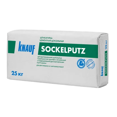 KNAUF ЗОКЕЛЬПУТЦ Штукатурка цементная цокольная 25 кг