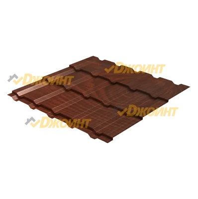 Металлочерепица Каскад 0,5 Printech Brazillian Cherry (Бразильская вишня)