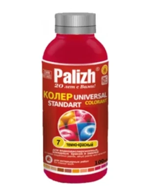 Паста колеровочная Palizh №7 темно-красный, 0,1 л