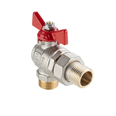Кран шаровой угловой Valtec BASE-ГОСТ американка 3/4", НР-НР, DN20, PN40