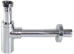 Сифон бутылочный металлический MIANO M0495-1, круглый