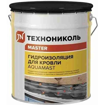 Мастика битумно-резиновая AquaMast ведро 3 кг