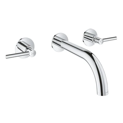 Смеситель для умывальника GROHE ATRIO на 3 отверстия настенный 20164009