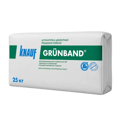 KNAUF ГРЮНБАНД Штукатурка цементная 25 кг