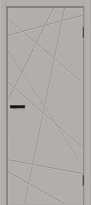 Дверь межкомнатная полотно Граффити-5.Д.П пэт Grey Silk 2000x900 мм