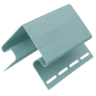Профиль для сайдинга Docke STANDART и PREMIUM Внешний угол 75 мм Голубика