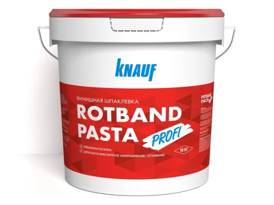 KNAUF Шпатлевка Rotband Pasta (Ротбанд паста) ПРОФИ, 18 кг