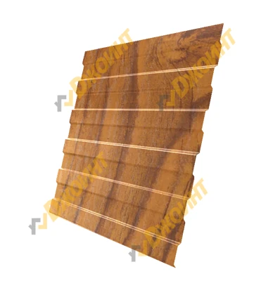 Профнастил С-10 0,5 Printech Wood 3D (3D Дерево)