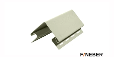 Угол для сайдинга Fineber Наружный угол 80 мм CLASSIC COLOR Салатовый