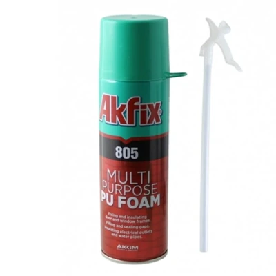 Пена монтажная многоцелевая бытовая Akfix 805 350 г, 0,35 кг