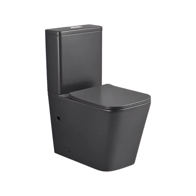 Унитаз в комплекте CORSO CR-2172A-R MDG с горизонтальным выпуском 3/6л сиденьем DUR и микролифтом т.сер
