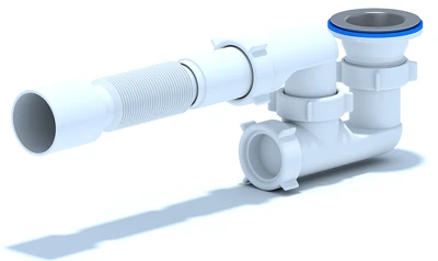 Сифон Ани регулируемый 1 1/2" на 40, с трубой 40-50 мм (40)