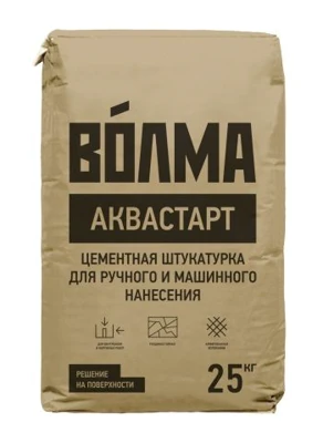 Штукатурка цементная Волма-Аквастарт (ВТР) 25 кг