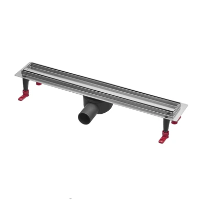 Комплект для монтажа дренажного канала TECEspring linus, 900 мм, 2 в 1 (tile + steel), с мембраной