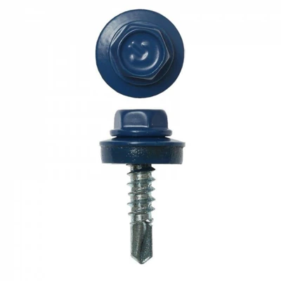 Саморез кровельный RAL 5010 4,8*35 (200 шт)