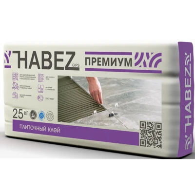 HABEZ Клей плиточный влагостойкий Премиум, 25 кг
