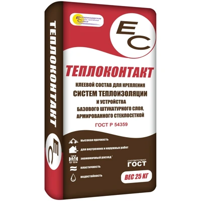 ЕС Клей для теплоизоляции ''Теплоконтакт'' 25 кг