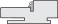 Коробка "Т" ЭМА White Matt МДФ 2070x70x32 мм (у,п)