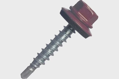 Саморез кровельный ПрофКрепёж RAL 3005 (винно-красный) 5.5*25 мм 200 шт