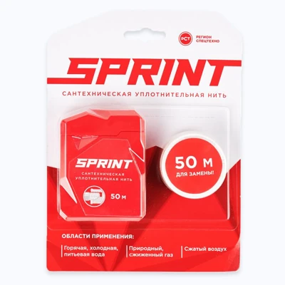 Уплотнительная нить Sprint, 50м бокс + 50м катушка