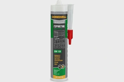 Силиконовый санитарный герметик DONEWELL прозрачный, 260 мл
