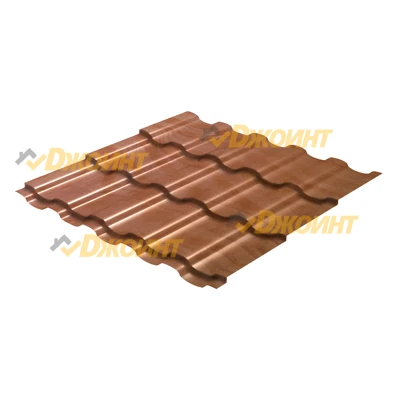 Металлочерепица ЭЛЛАДА 0,5 Printech Alder 3D (Ольха 3D wood)