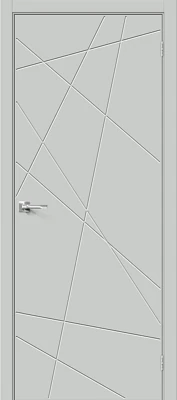 Дверь межкомнатная полотно Граффити-5.Д.П эмалит Grey Matt 2000x800 мм