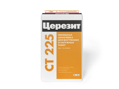 CERESIT СТ 225 Шпаклевка цементная финишная белая, 25 кг