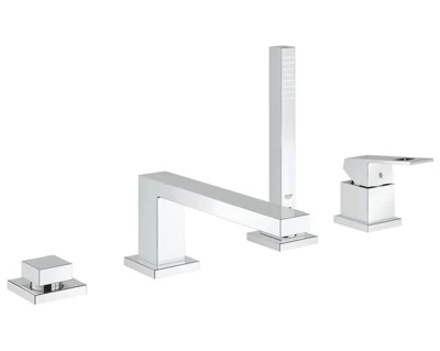 Смеситель для ванны GROHE EUROCUBE набортный, на 4 отверстия 19897001