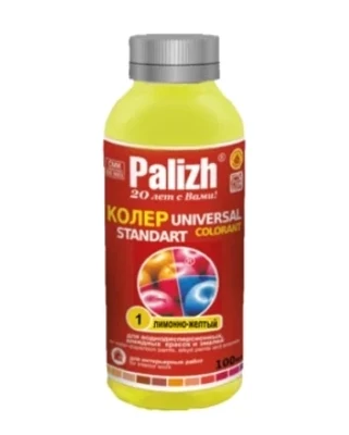 Паста колеровочная Palizh универсал стандарт №01 лимонно-жёлтая, 0,1 л
