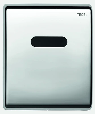 Панель смыва с инфракрасным датчиком для писсуара TECEplanus Urinal 6 V-Batterie, хром глянцевый