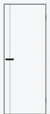 Дверь межкомнатная полотно Браво-0.10.А пэт White Silk 2000x900 мм
