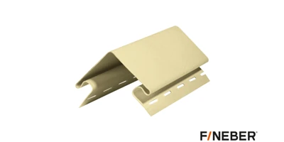 Угол для сайдинга Fineber Наружный угол 80 мм CLASSIC COLOR Шампань