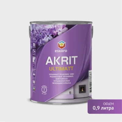 Краска Eskaro Akrit Ultimatt 0,9 л