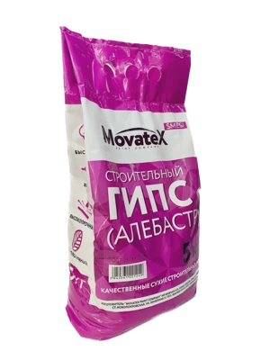 MOVATEX ГИПС СТРОИТЕЛЬНЫЙ (алебастр) 5 кг