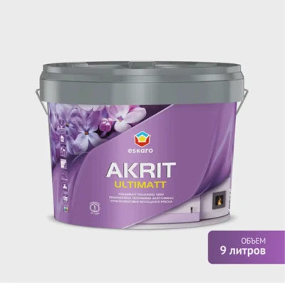 Краска Eskaro Akrit Ultimatt 9 л