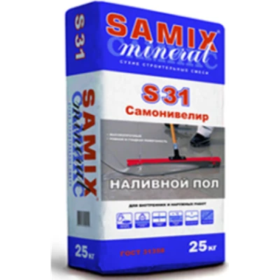 SAMIX Наливной пол S-31 на цементной основе, 25 кг