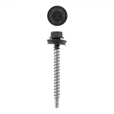 Саморез кровельный RAL 7024 4,8*29 (250 шт)