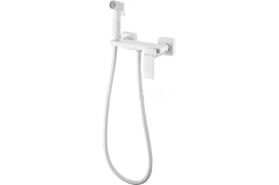 Смеситель для биде HAIBA HB5517-8 настенный с гигиеническим душем белый