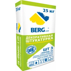 BERGHOME Декоративная штукатурка короед 2 мм ШТ 3 Б 25 кг