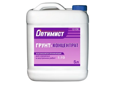 Грунт-концентрат Оптимист G106 3 л