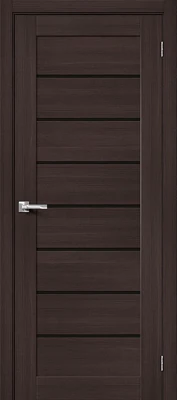 Дверь межкомнатная полотно Браво-22 эко шпон Wenge Melinga 2000x800 мм Black Star