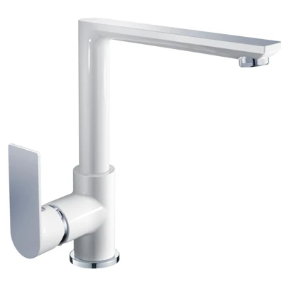 Смеситель для мойки HAIBA HB70505-8 белый, хром