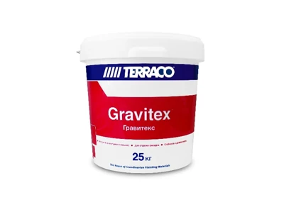 Фасадная декоративная штукатурка акриловая Gravitex Granule Шуба Terraco 1 мм, 25 кг