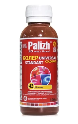 Паста колеровочная Palizh №42 шоколад, 0,1 л