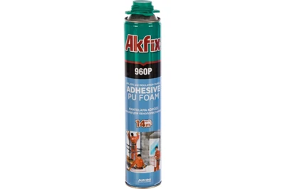 Клей-пена Akfix 960Р профессиональная, всесезонная, 800 мл
