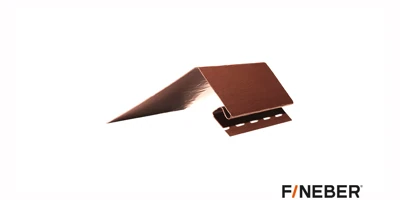 Планка для сайдинга Fineber Околооконная EXTRA ACRYLIC Коричневый (RAL 8017)