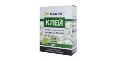 Клей Лакра для всех видов обоев универсальный, 300 г, 0,3 кг