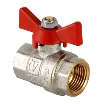 Кран шаровой Valtec Base ВР-ВР 1", ручка бабочка
