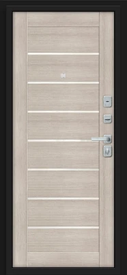 Дверь входная Прайм/BChrome Bravo R-3 Almon правая 2050x960 мм Almon/Cappuccino CSh/Лунный